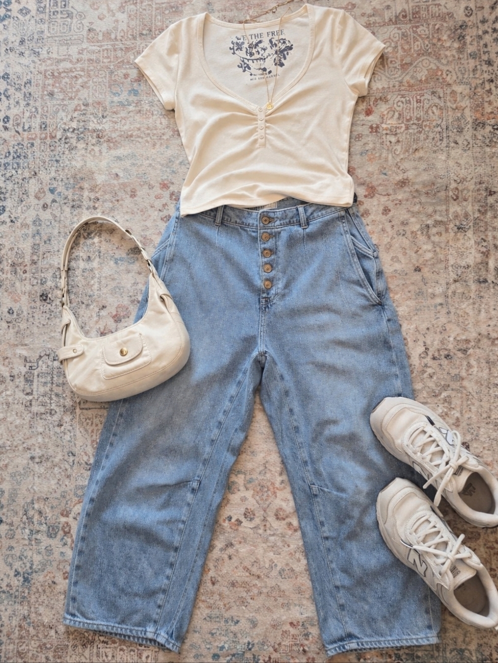 We The Free Jeans Mid Rise Barrel Size 29